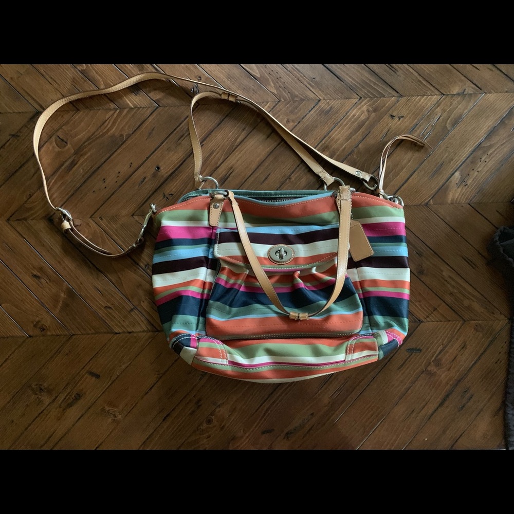 Multicolored Coach Bag 🌸summer ready 🌸